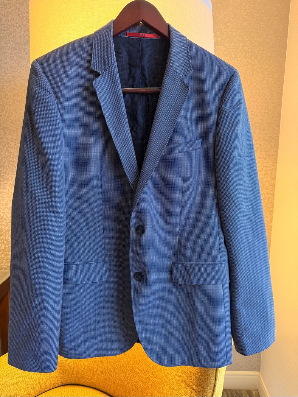 Hugo Boss | Blue Two-Button Wool Blazer